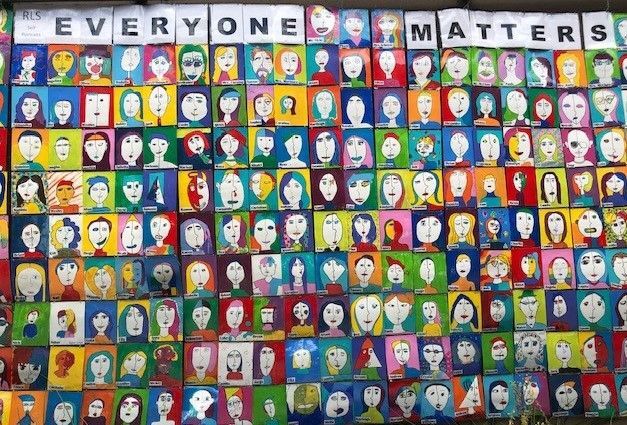RLS Middle School mural